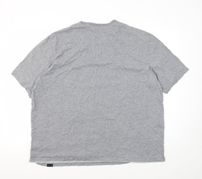 Osklen Men's Grey Graphic Short Sleeve T-Shirt XL
