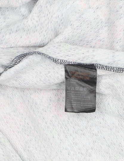 Oasis Women's Floral Dress S Multicoloured V-Neck