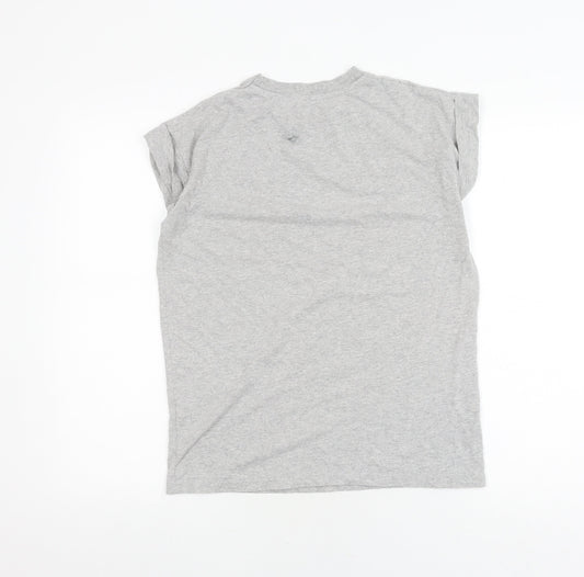 Unisex Adults UK Size R Coca-Cola Grey  T-Shirt