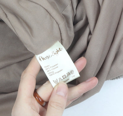 Phase Eight Beige Sleeveless A-Line Dress, Size 10