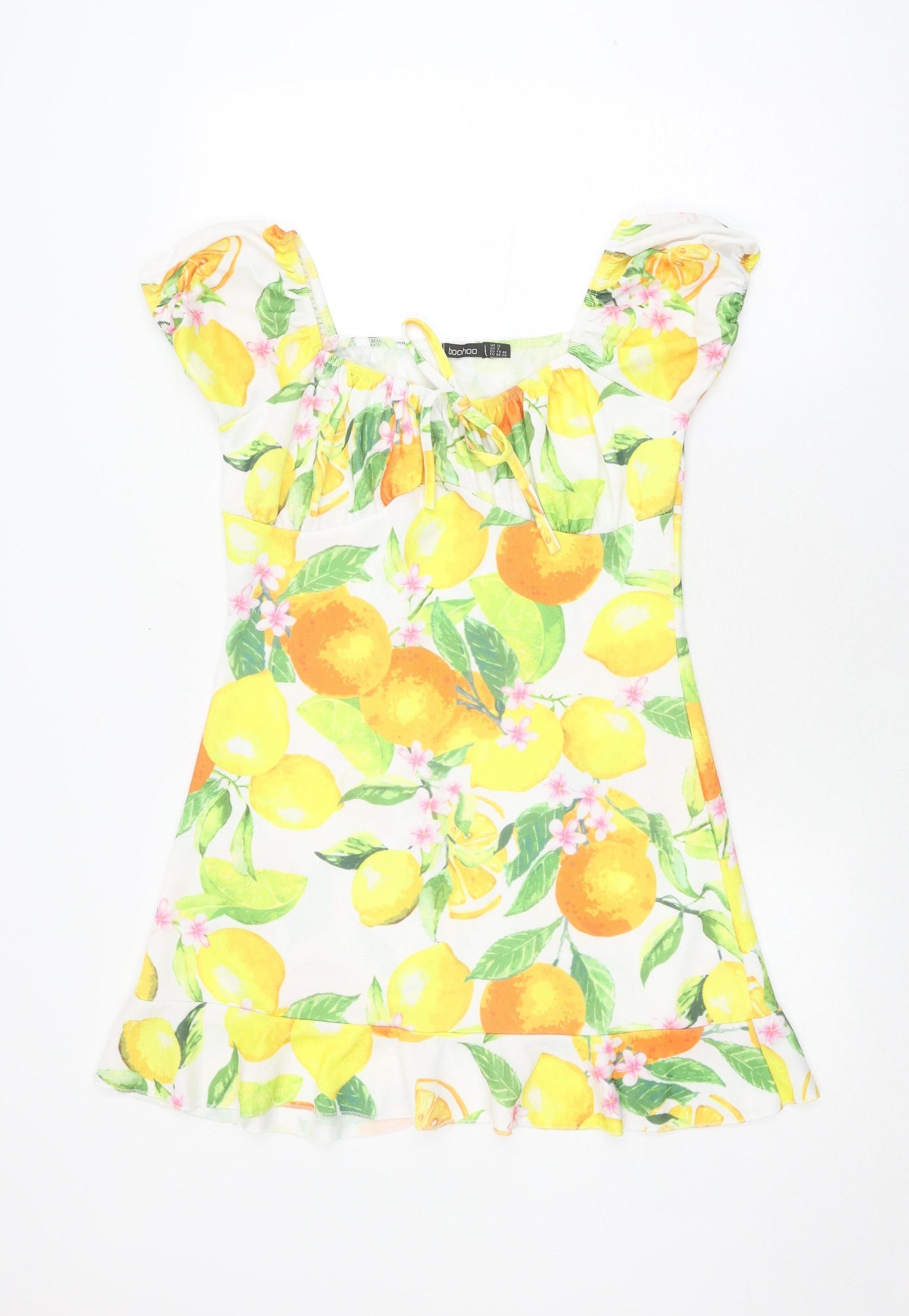 Boohoo Women's Multicoloured Floral Dress