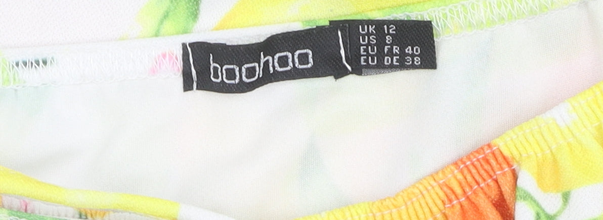 Boohoo Women's Multicoloured Floral Dress