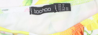 Boohoo Women's Multicoloured Floral Dress