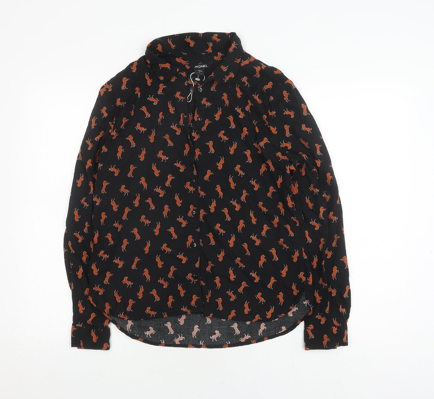 Womens UK Size S Monki Black  Blouse