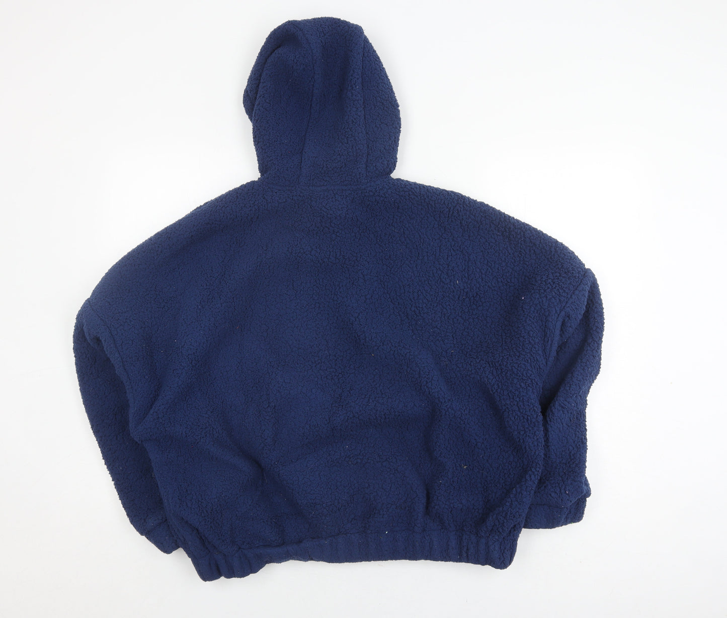 Nautica Kids Blue Fleece Logo Hoodie Jacket, Size 10