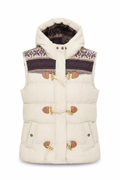 Womens UK Size 12 Ribbon Beige Duffle Coat