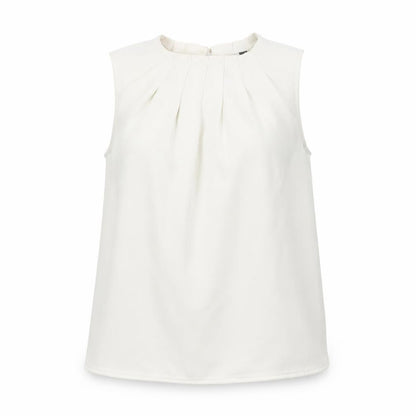 Womens UK Size 14 Mango White Basic Blouse