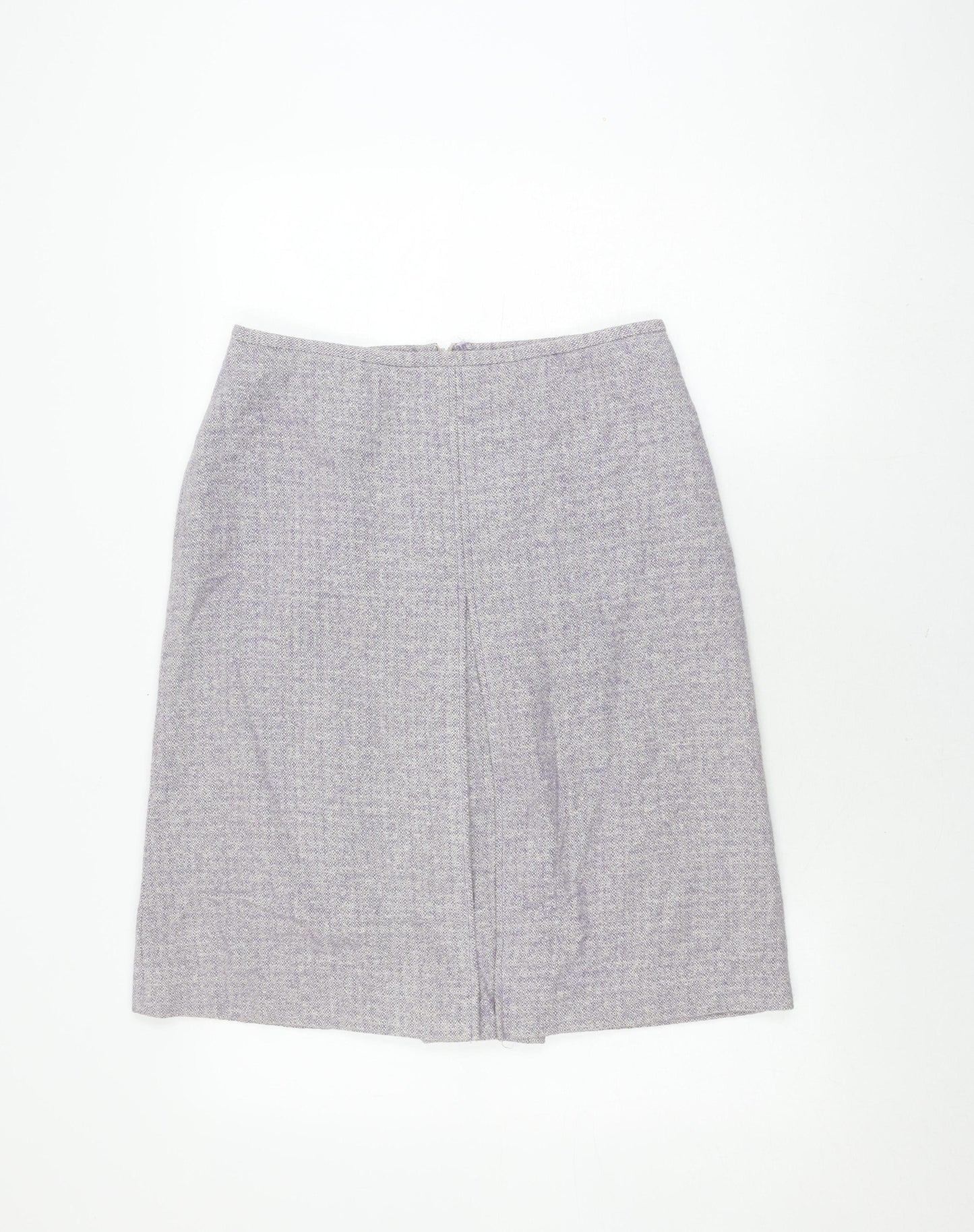 Oasis Women's Purple Short Geometric Pencil Skirt