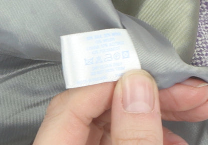 Oasis Women's Purple Short Geometric Pencil Skirt