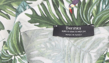 Bershka Women's Multicoloured XS Tunic Top