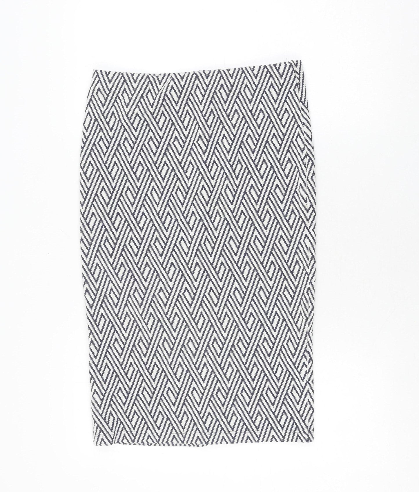 Womens UK Size L Zara A-Line Tweed Skirt
