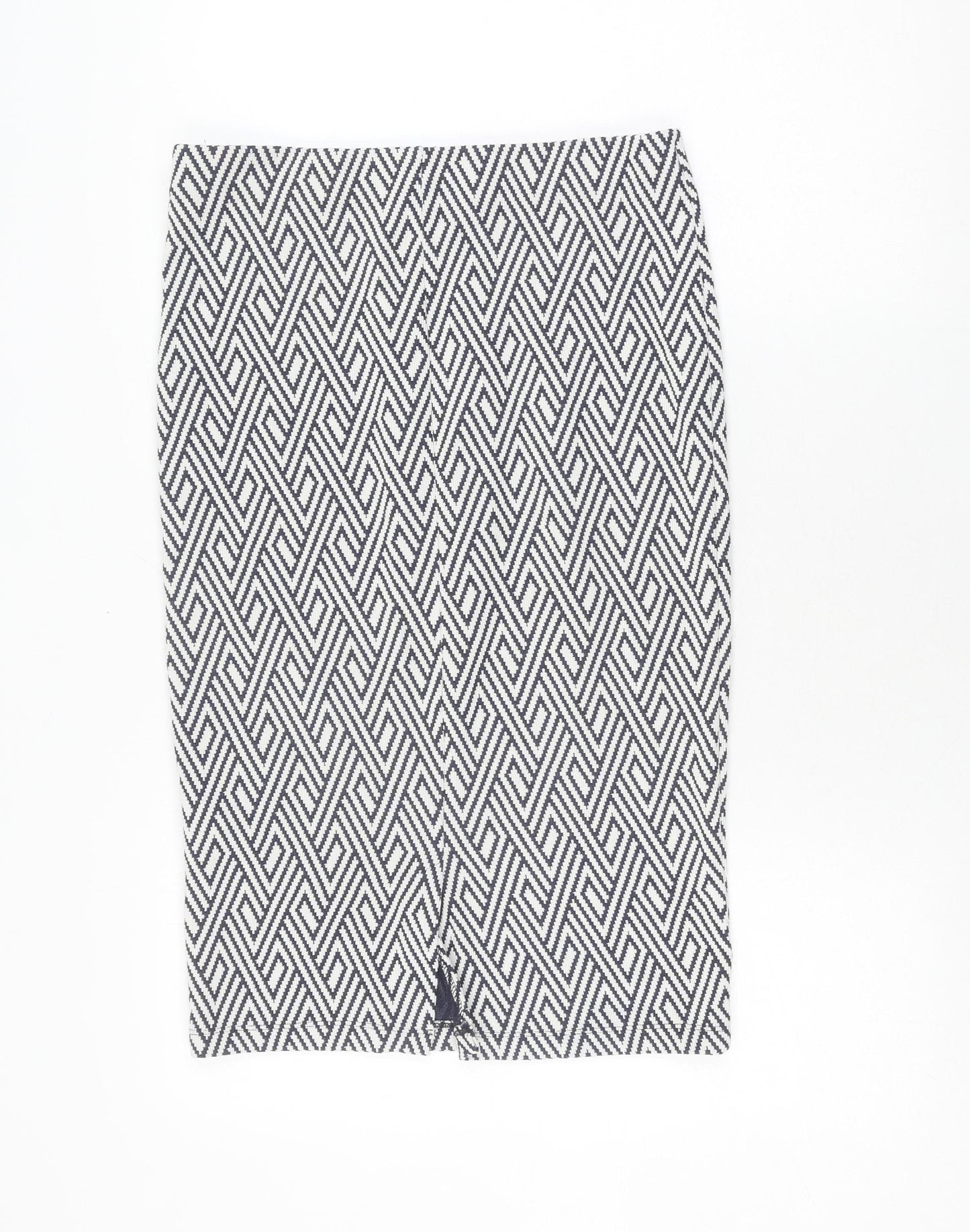 Womens UK Size L Zara A-Line Tweed Skirt