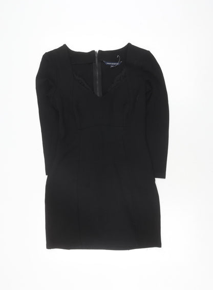 French Connection Women's Black Knit Dress, Size 10
