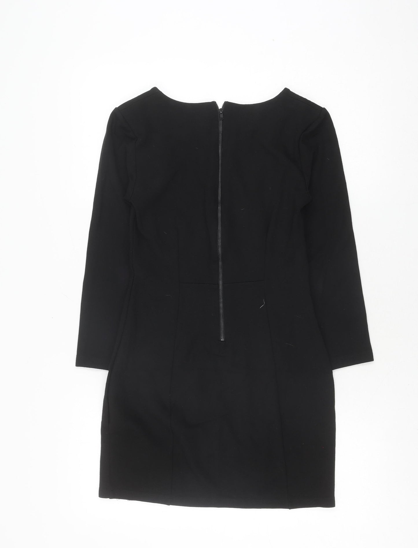 French Connection Women's Black Knit Dress, Size 10