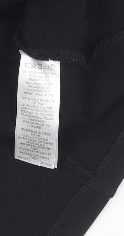 French Connection Women's Black Knit Dress, Size 10