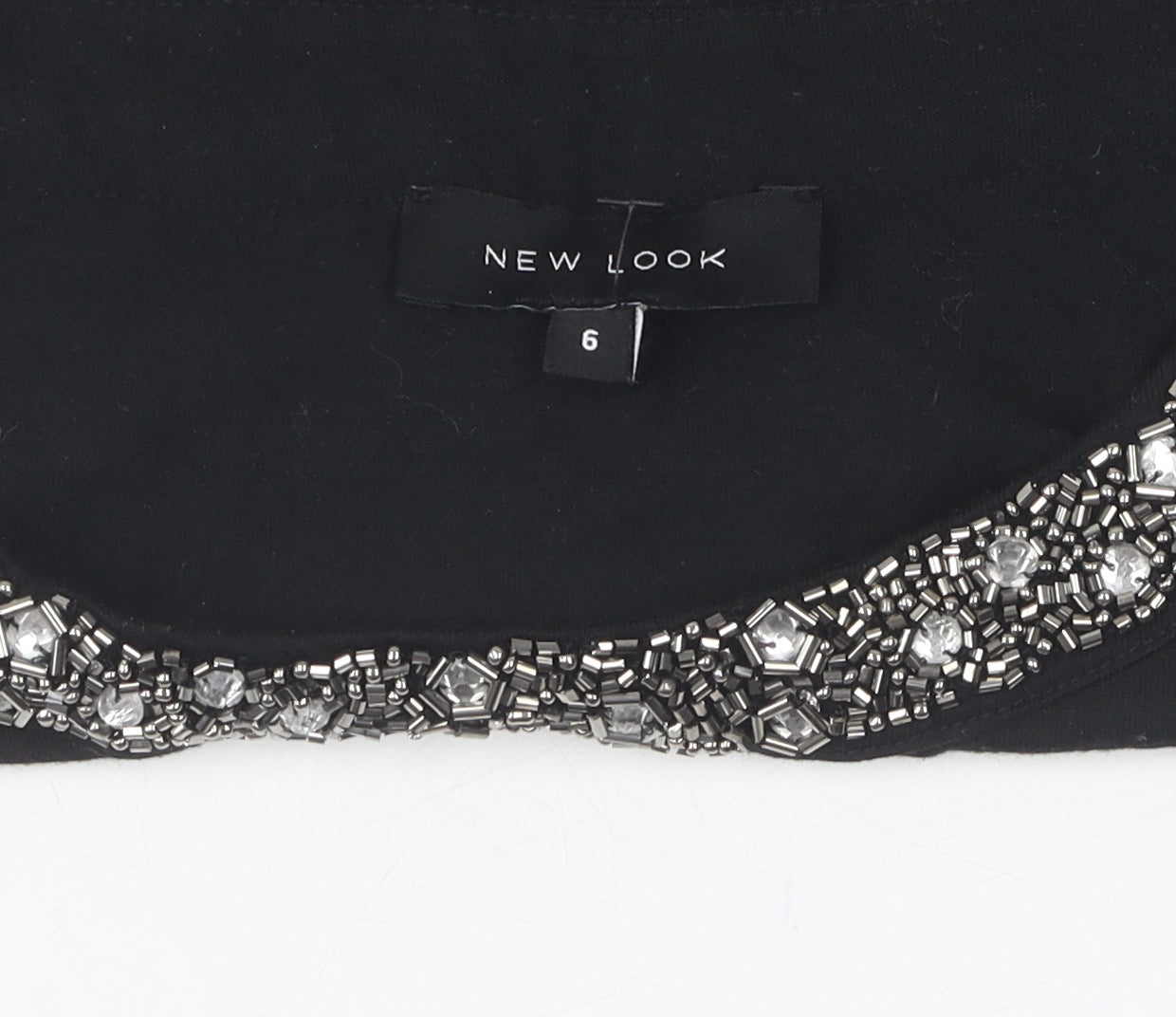 Womens UK Size 6 New Look Black  T-Shirt