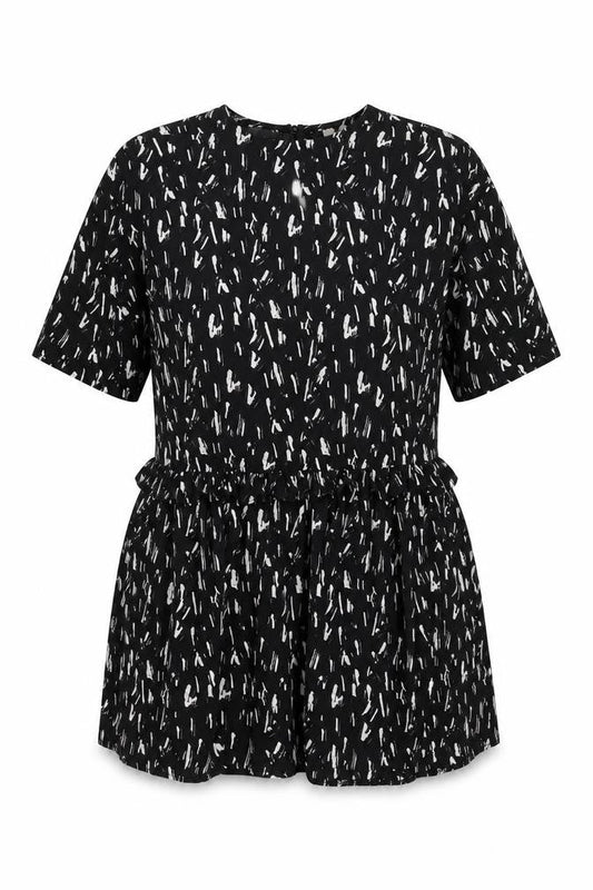 ASOS Women's Black Bodycon Dress, Size 10, Ruched Strapless