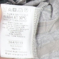 Womens UK Size 12 Marks and Spencer Grey Tunic Blouse