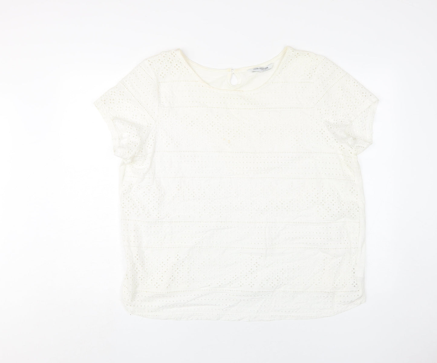 Womens UK Size 20 Debenhams Ivory  Blouse