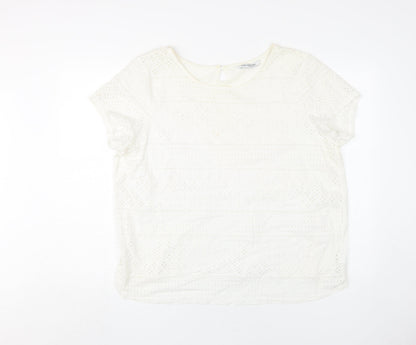 Womens UK Size 20 Debenhams Ivory  Blouse