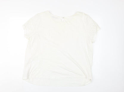 Womens UK Size 20 Debenhams Ivory  Blouse