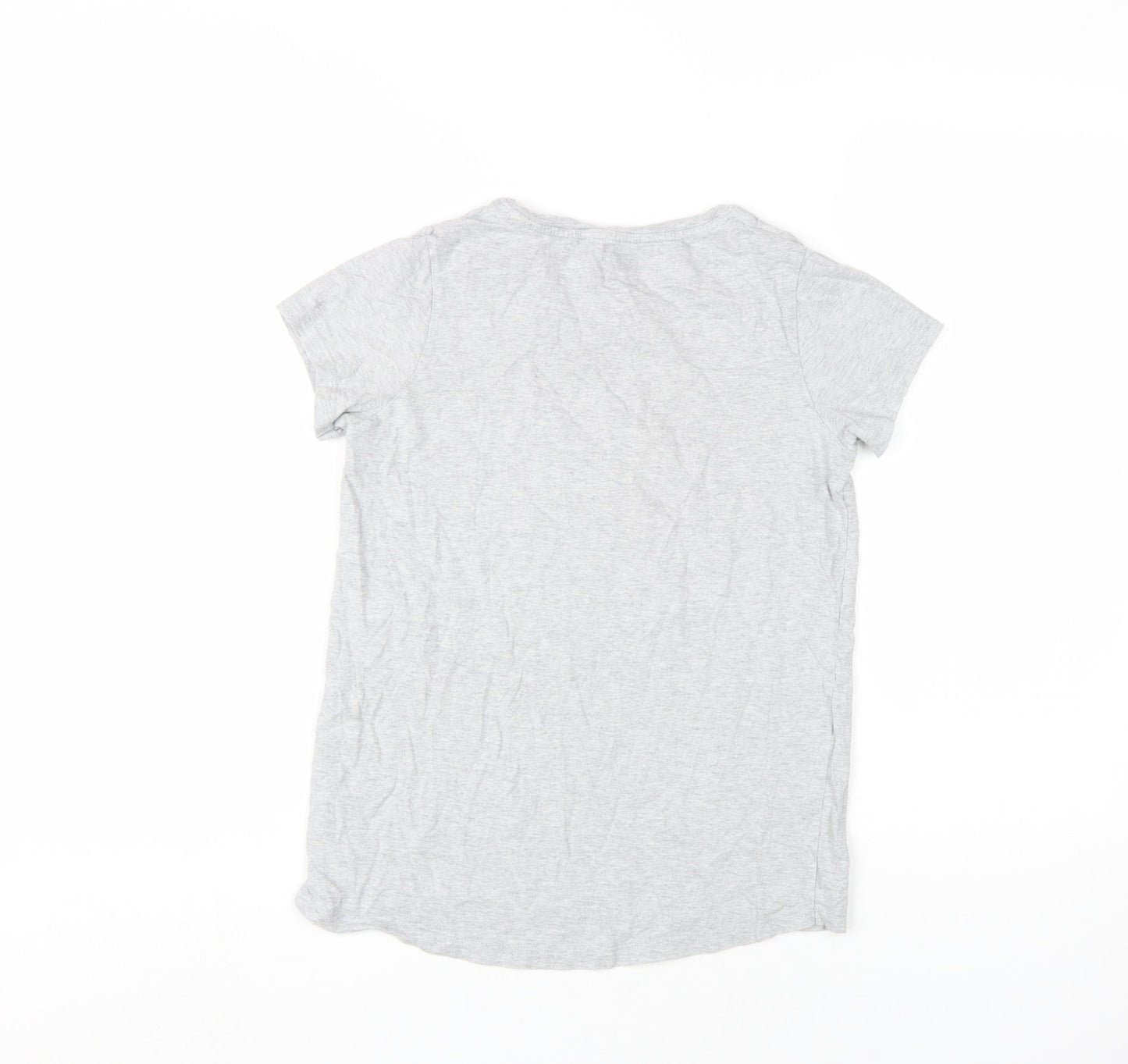Next Girls Grey Emoji Sequin T-Shirt 12 Years