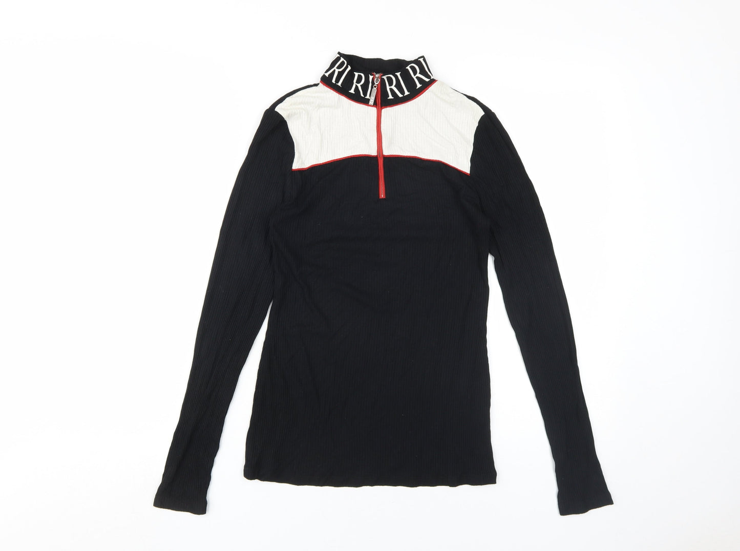 Womens UK Size 8 River Island Black  Polo