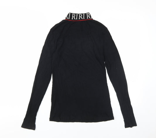 Womens UK Size 8 River Island Black  Polo