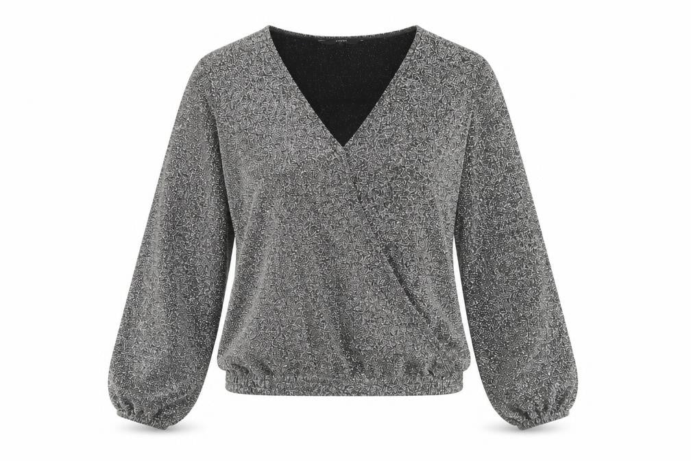 Womens UK Size L NEXT Grey Basic Blouse
