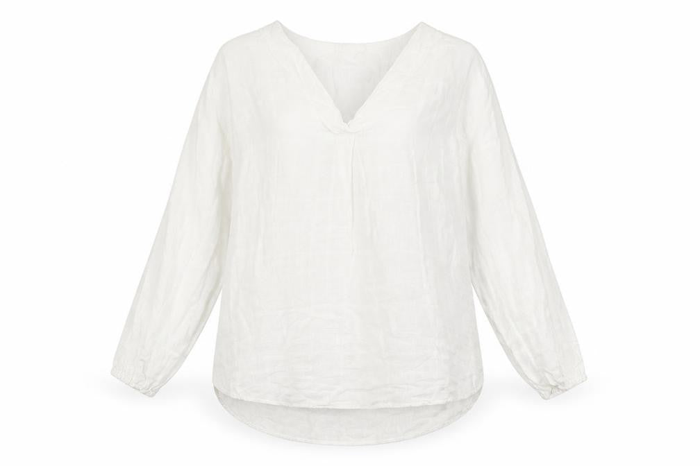 Womens UK Size S Apricot White  Blouse