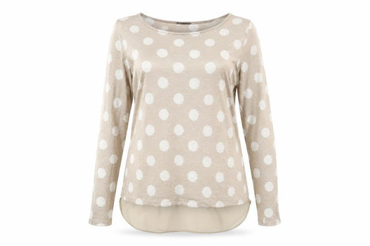 Womens UK Size 12 Phase Eight Beige Basic Blouse