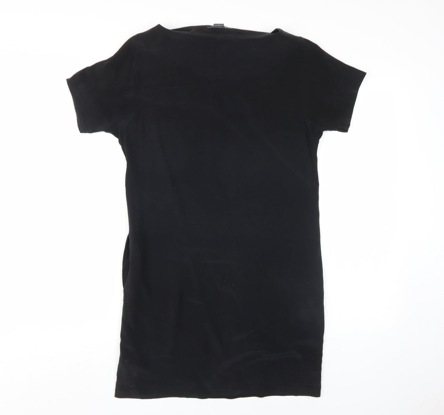 Armani Exchange Women's Black Silk Sheath Dress Size 2