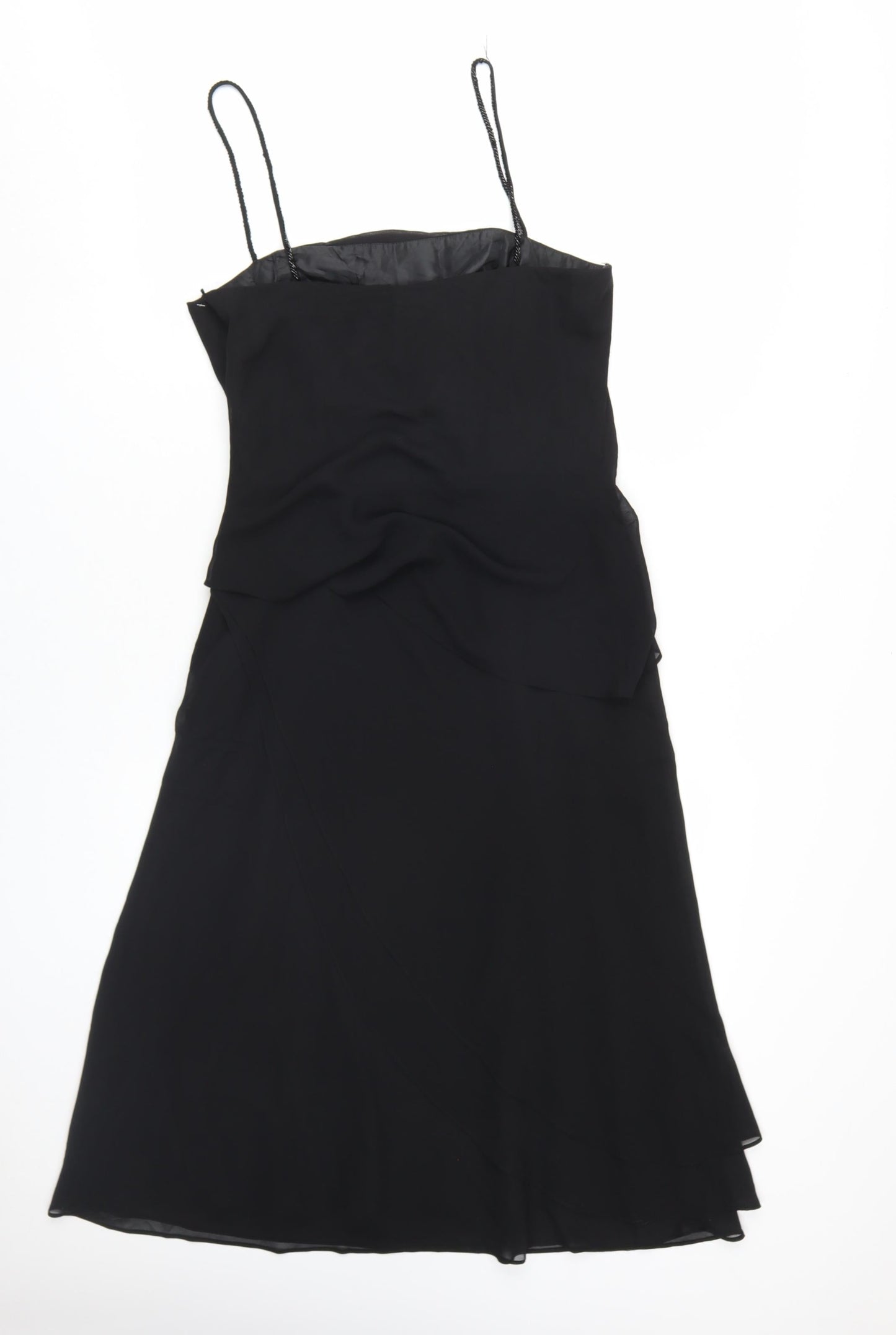 Cachet Women's Black Sleeveless Slip Dress Size 10