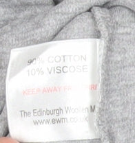 Womens UK Size S ISLE ESSENTIALS Grey  T-Shirt
