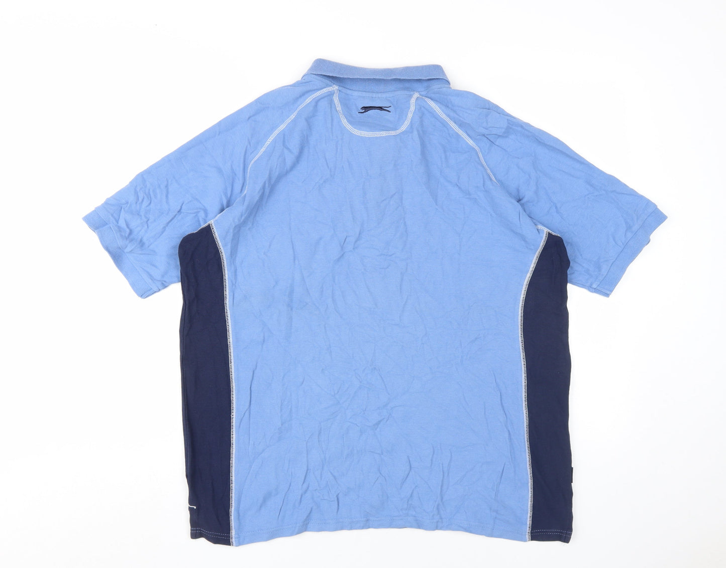 Slazenger Men's Blue Polo Shirt L