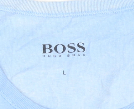 Mens UK Size L HUGO BOSS Blue  T-Shirt