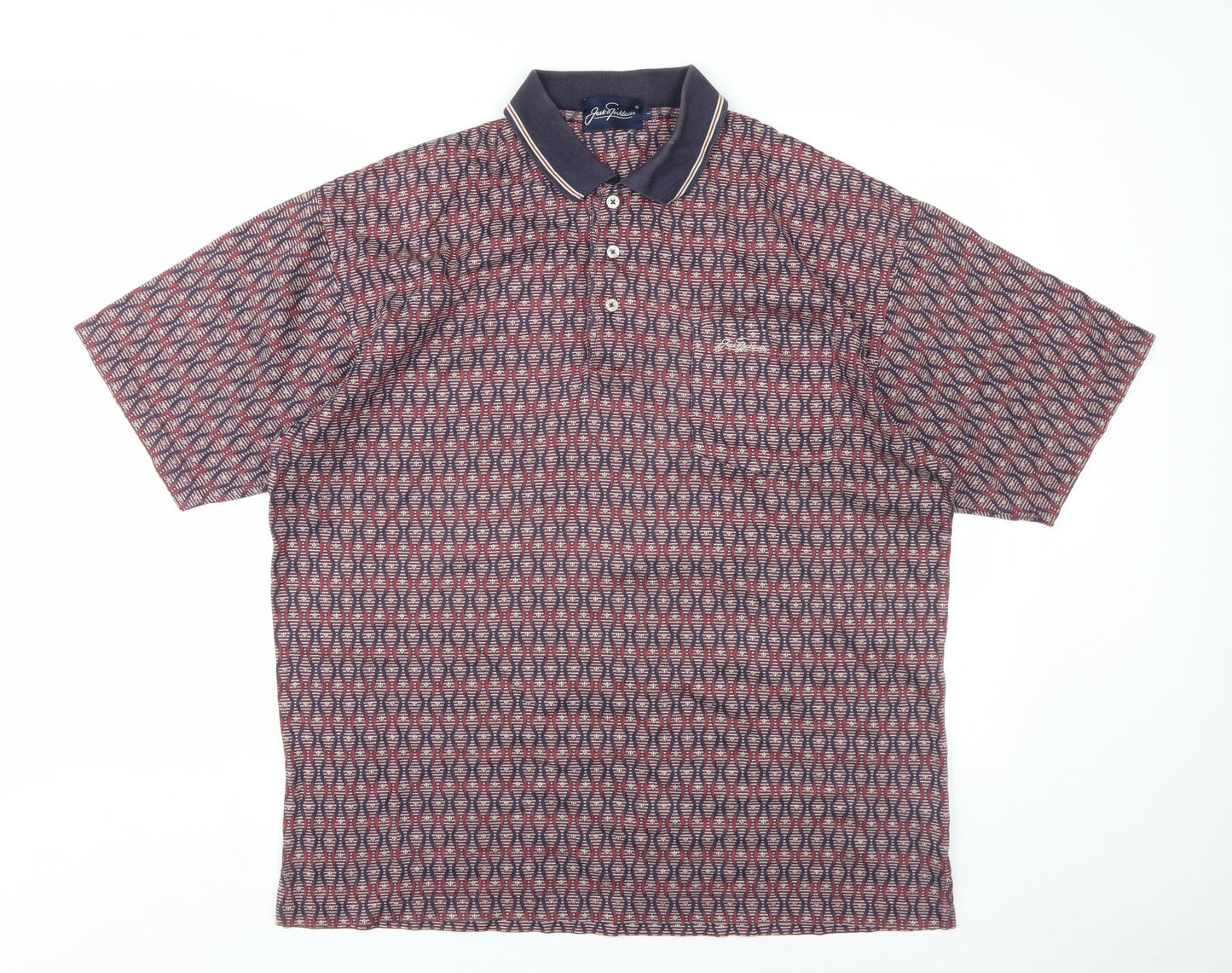 Jack Nicklaus Men's Multicoloured L Golf Polo Shirt