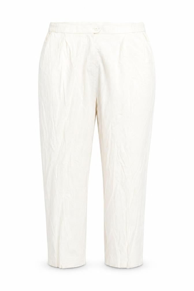 Womens UK Size 18 Marks and Spencer Relaxed Fit Dress Pants Ivory Trousers