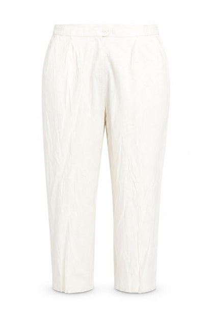 Womens UK Size 18 Marks and Spencer Relaxed Fit Dress Pants Ivory Trousers