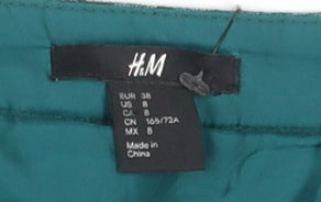 H&M Women's Blue Animal Print Short Skirt, Size 10