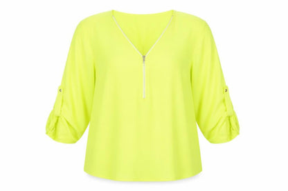 Womens UK Size 16 Dorothy Perkins Green Basic Blouse