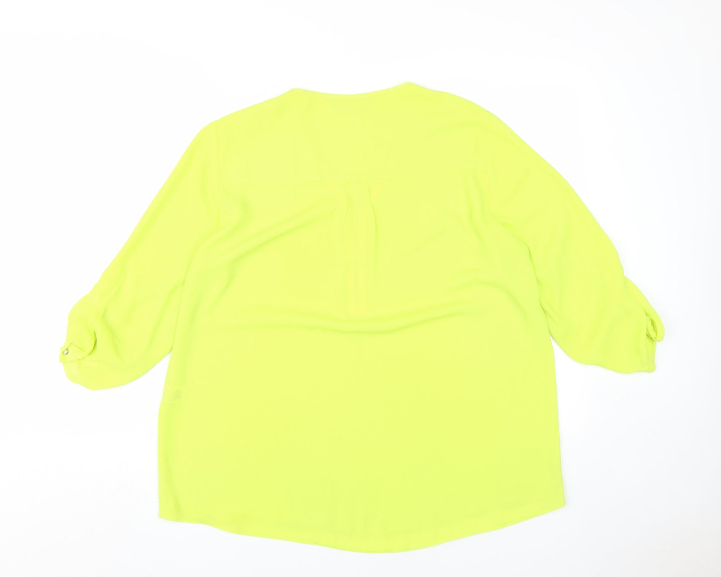 Womens UK Size 16 Dorothy Perkins Green Basic Blouse