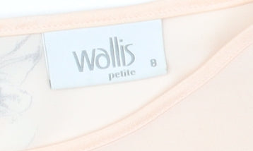 Womens UK Size 8 Wallis Beige  Blouse
