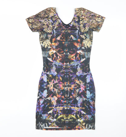 River Island Women's Multicoloured Bodycon Dress
