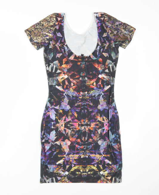 River Island Women's Multicoloured Bodycon Dress