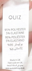 Quiz Women's White Cropped Jacket Size 8