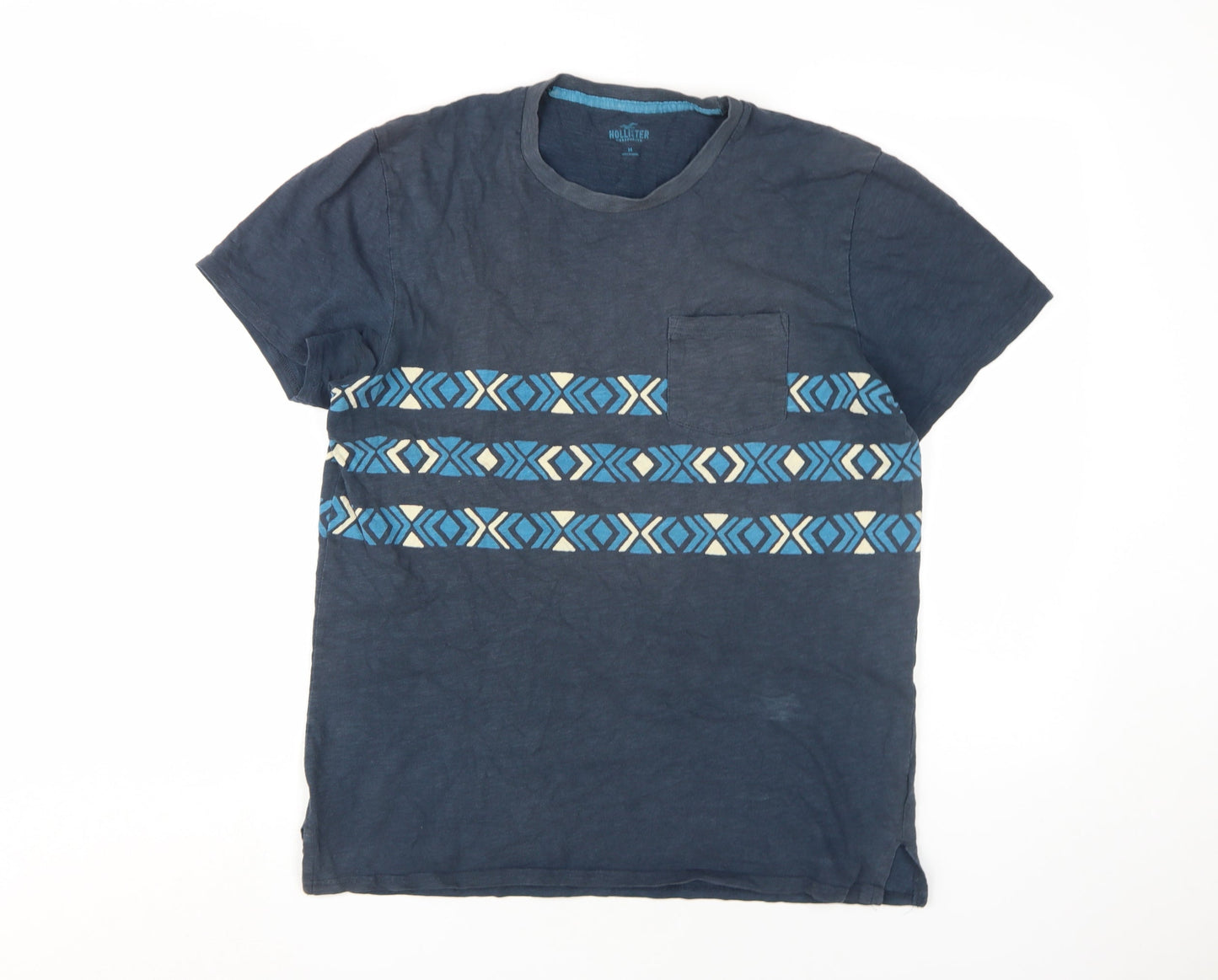 Mens UK Size M Hollister Blue  T-Shirt