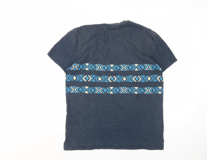 Mens UK Size M Hollister Blue  T-Shirt