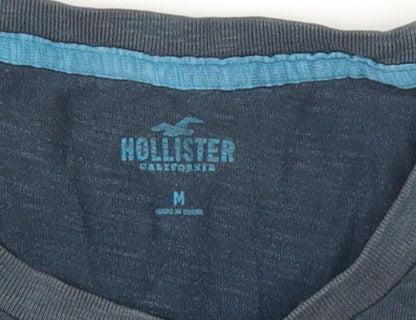 Mens UK Size M Hollister Blue  T-Shirt