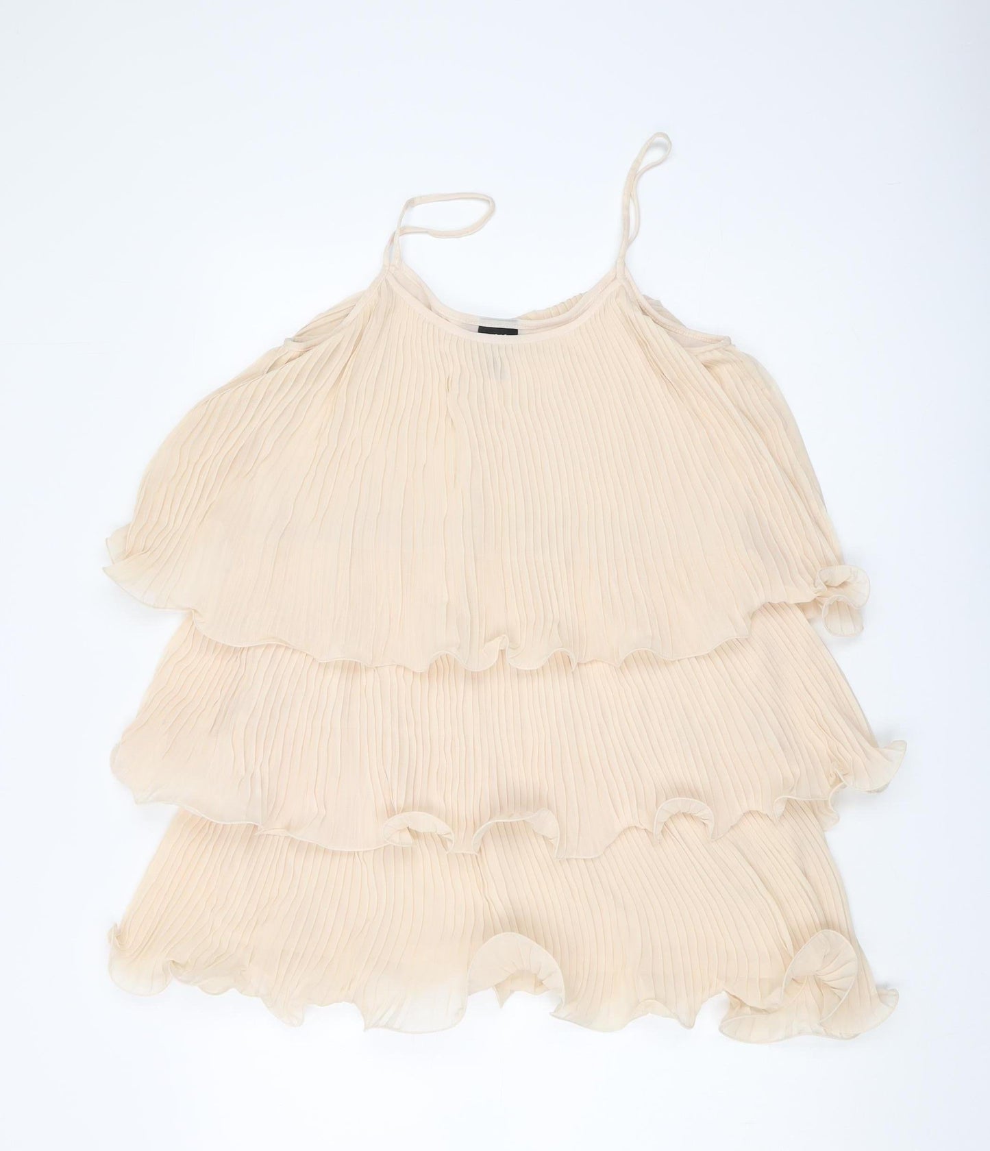 Womens UK Size 12 H&M Beige Camisole Blouse
